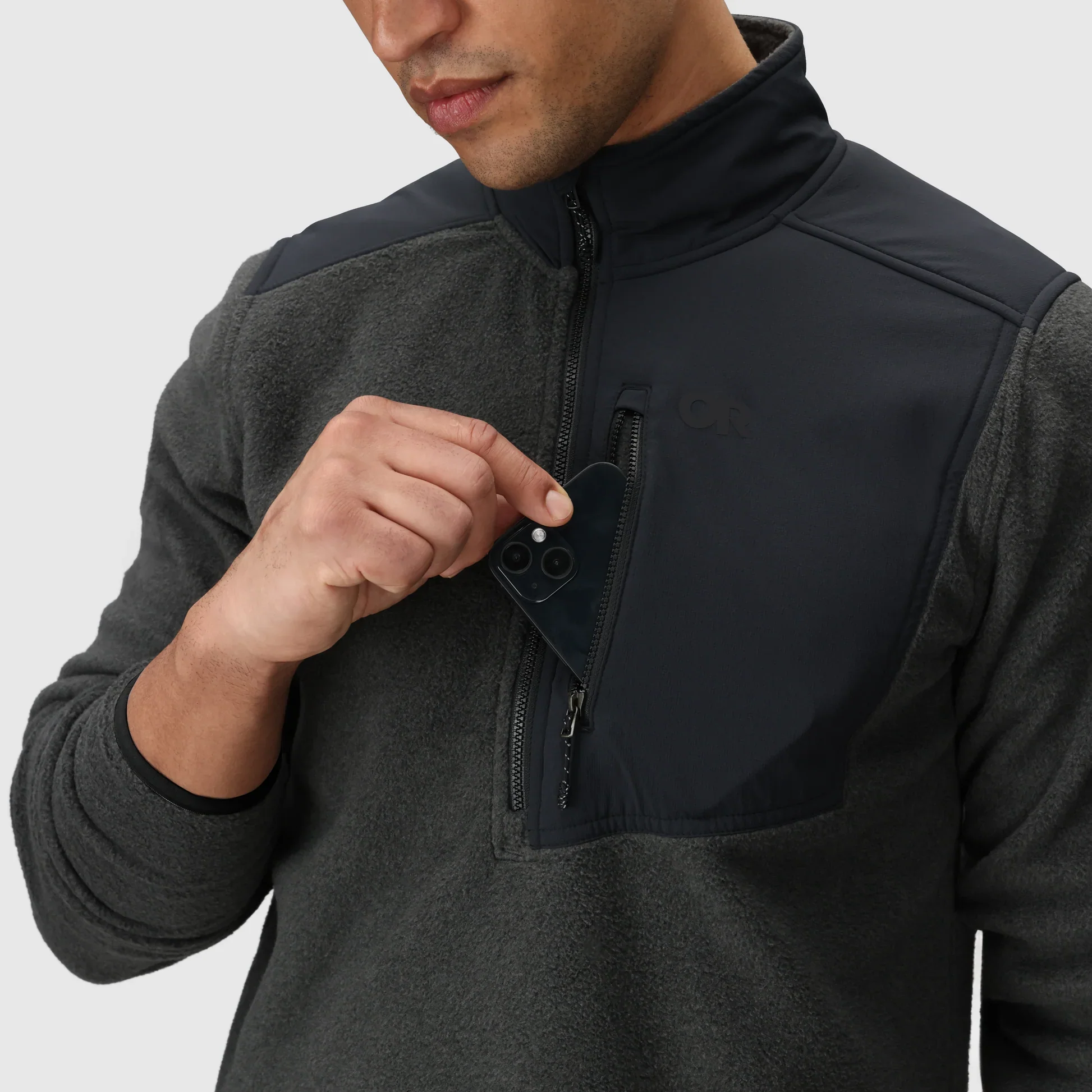 OR Men's Polartec 200 Half Zip Fleece - Image 8